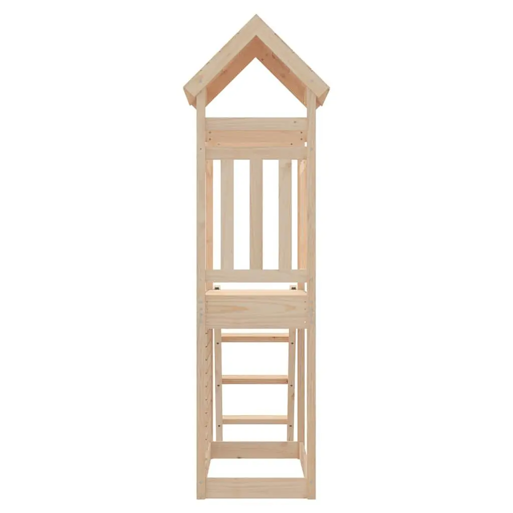 Wooden Playset Solid Pine Construction 52.5 x 110.5 x 214 cm Brown