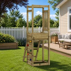 Ideal Playset for Outdoor Adventures with Rockwall