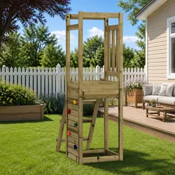 Ideal Playset for Outdoor Adventures with Rockwall