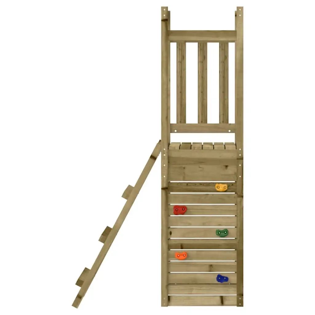 Wooden Outdoor Playset Impregnated Pinewood 53 x 46.5 x 169 cm Brown