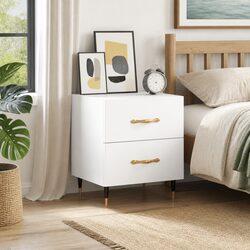 Practical White Nightstand for Daily Use