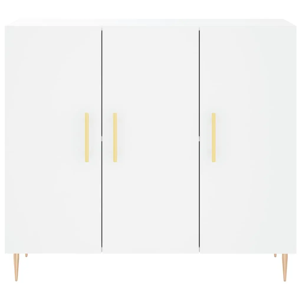 90x34x80 cm White Sideboard for Home Use