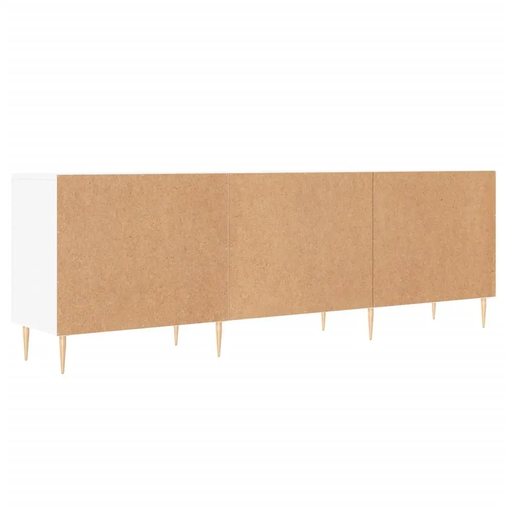 White TV Cabinet Engineered Wood 150x30x50cm