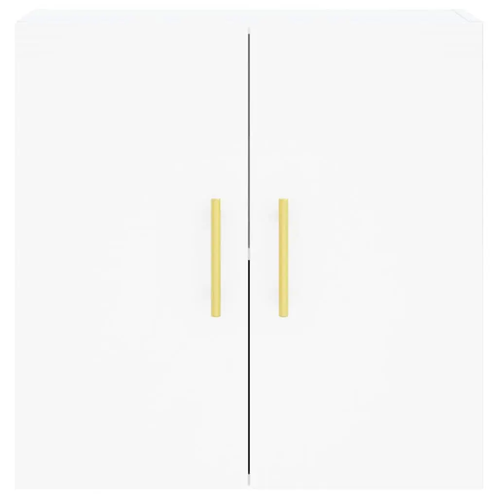 Wall Mounted Storage Cabinet White 60x31x60 cm Floating Shelf Organiser
