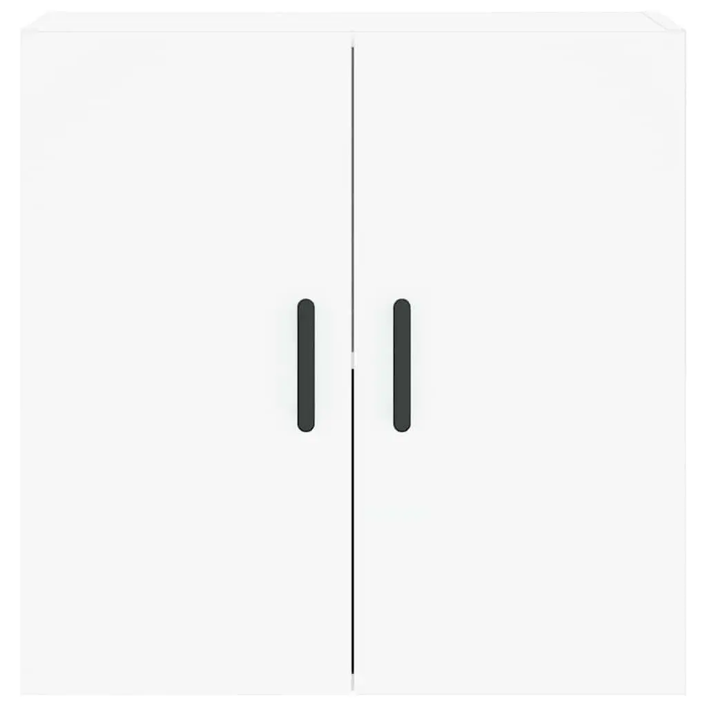 Wall-Mounted Storage Cabinet White 60x31x60cm Floating Shelf Organiser