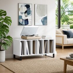 Functional Record Cabinet for Vinyl Collection at Home