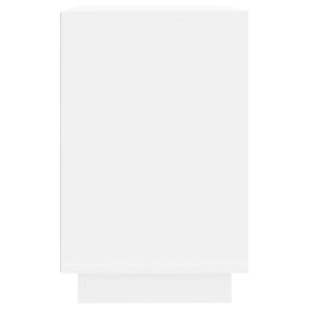 Sideboard Engineered Wood 102x35x55 cm White Storage Cabinet 6 Compartments