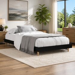 Practical Black Bed Frame 90x190 cm for Your Home