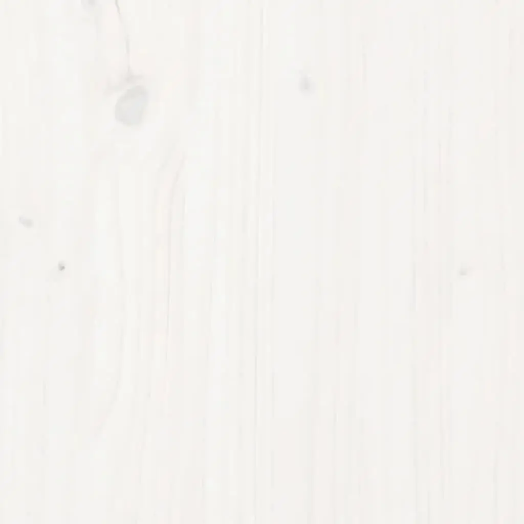 Laundry Bin Lidded White Solid Pine Wood Storage Container 885x44x66cm Home Organization