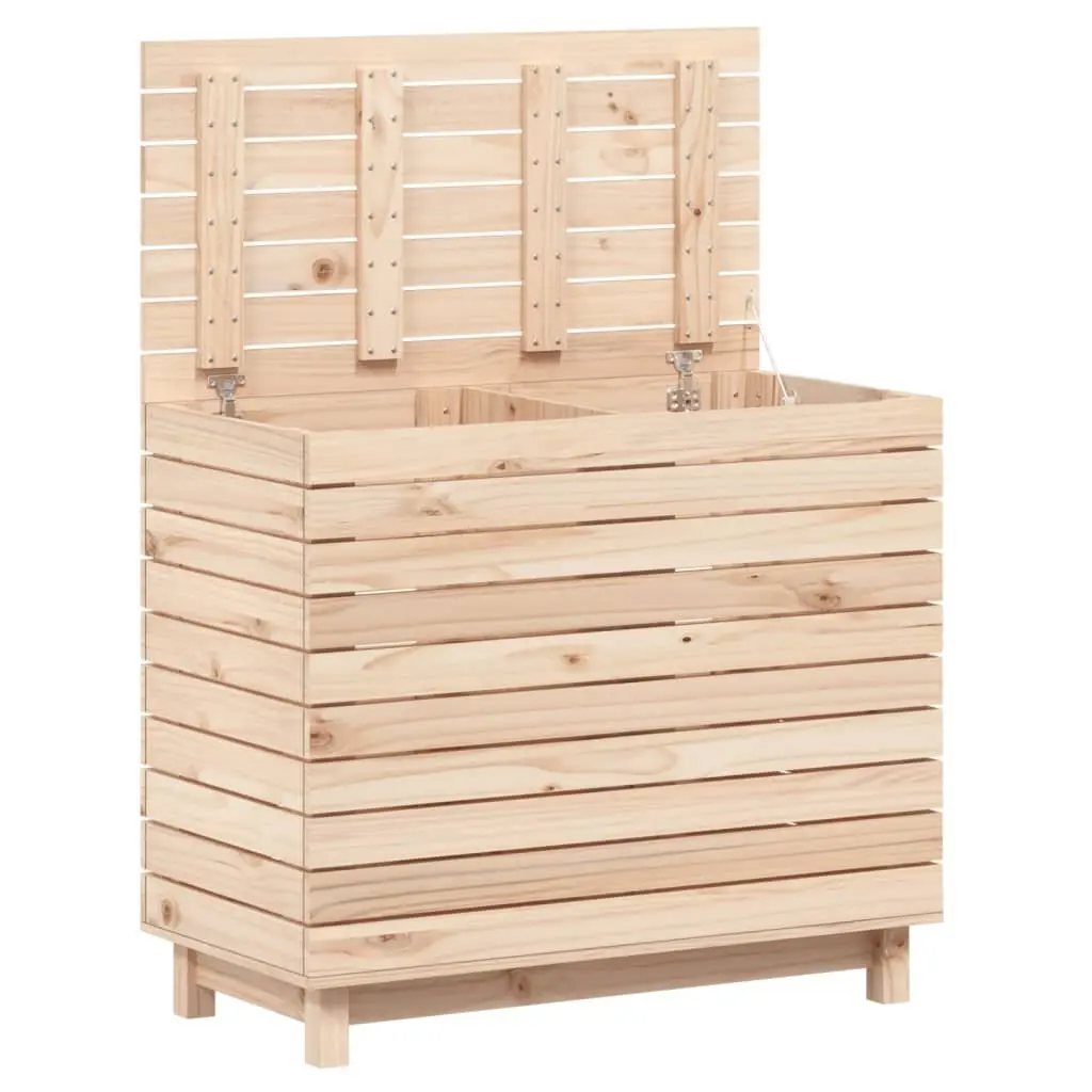 Wooden Laundry Basket Storage Box Organizer Household Laundry Hamper Brown
