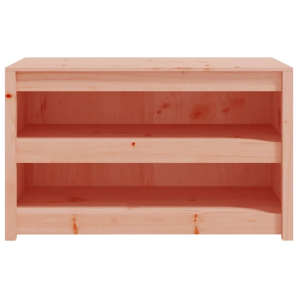 Outdoor Cabinet Solid Wood Storage 106x55x64cm Brown for Garden Kitchen Furniture