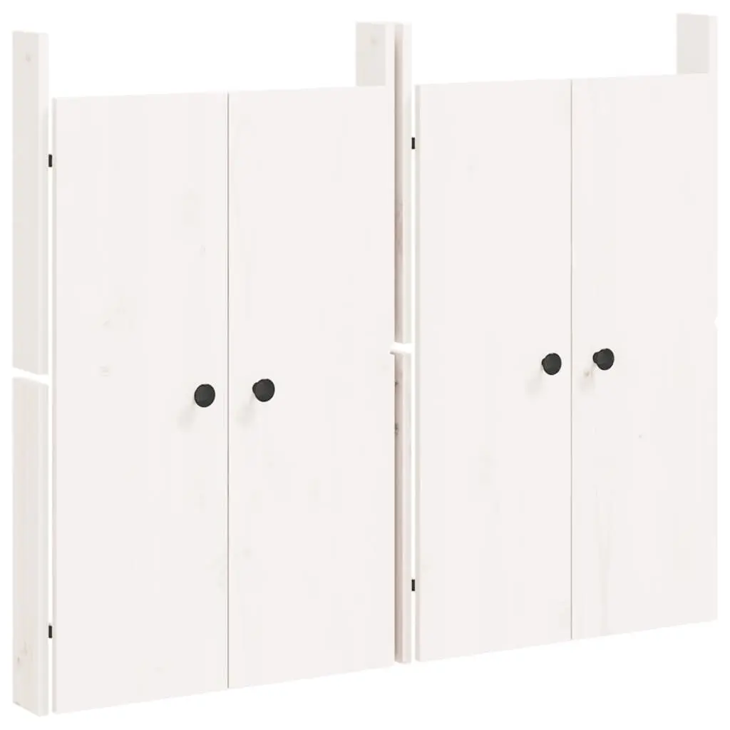 White Solid Pine Cabinet Doors for Outdoor Kitchens 50x9x82cm