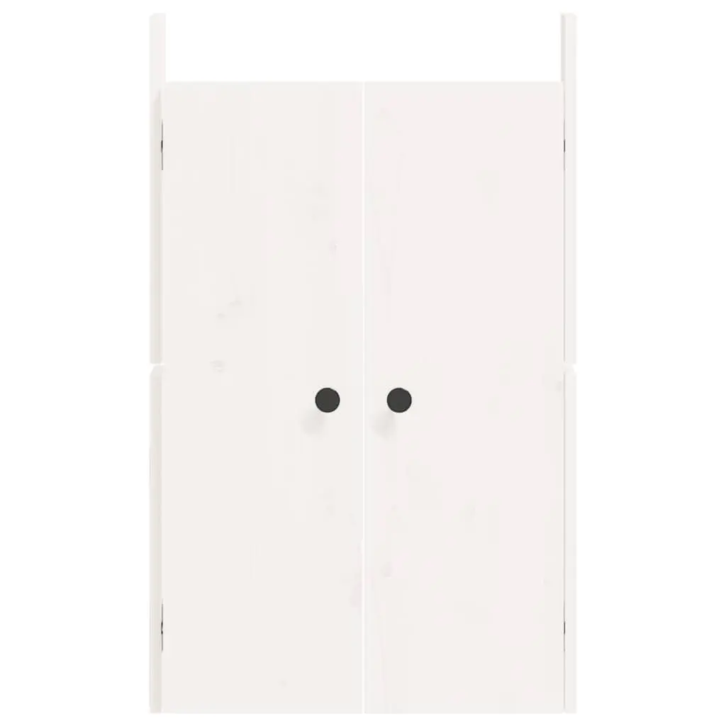White Solid Pine Cabinet Doors for Outdoor Kitchens 50x9x82cm