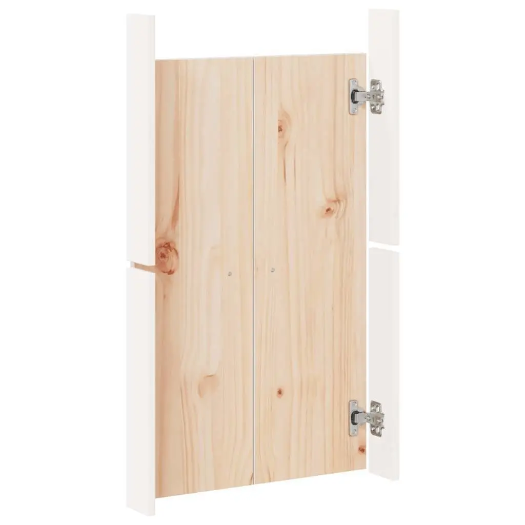 White Solid Pine Cabinet Doors for Outdoor Kitchens 50x9x82cm
