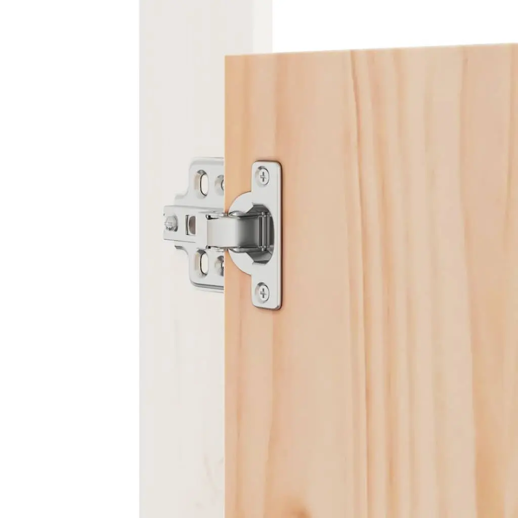 White Solid Pine Cabinet Doors for Outdoor Kitchens 50x9x82cm