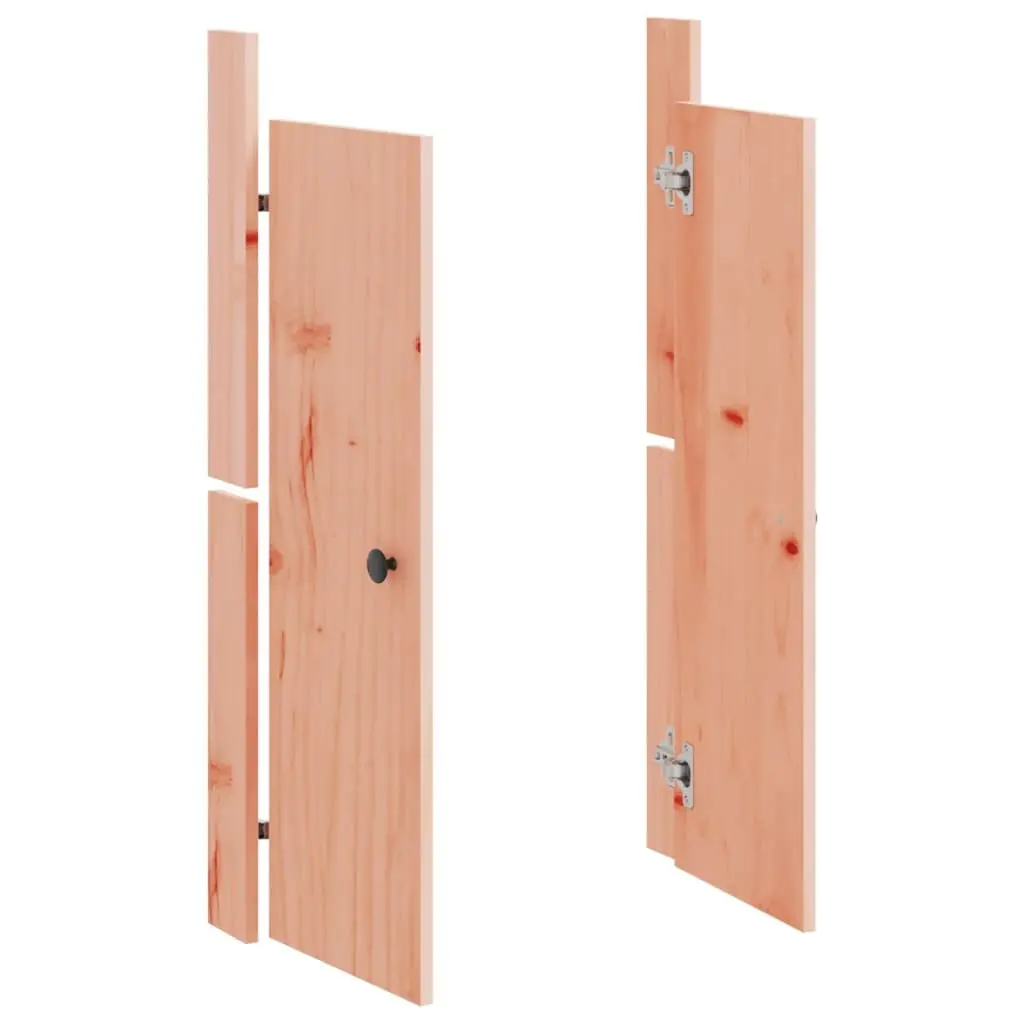 Outdoor Kitchen Cabinet Doors 50x9x82cm Solid Wood Douglas 2pcs Brown