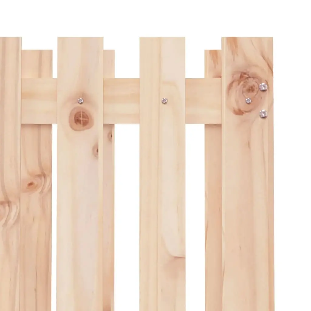 Garden Planter Solid Pine Wood 70x70x70 cm Brown