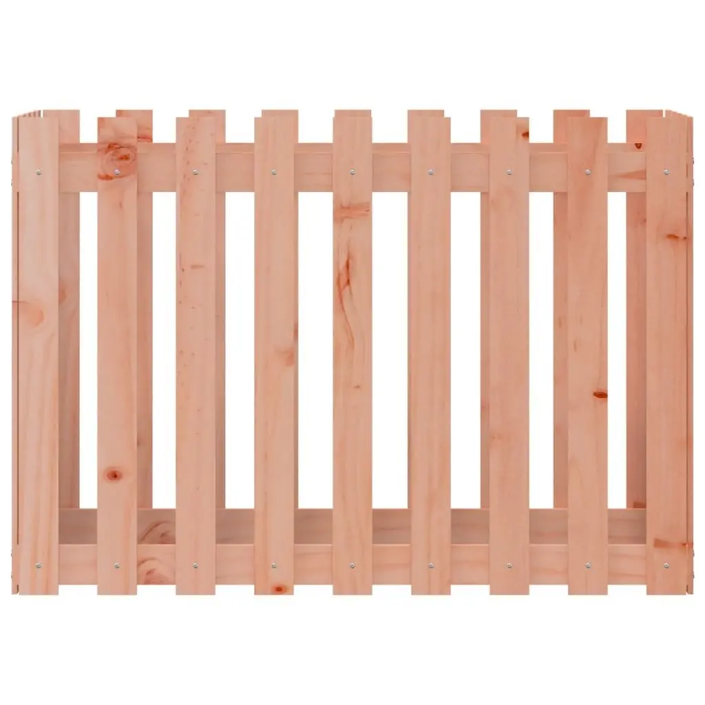 Garden Raised Bed Solid Douglas Wood 100x50x70cm Brown Outdoor Planter Box