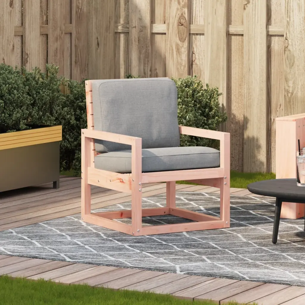 Outdoor Garden Chair Solid Douglas Wood 57.5x63x76cm Brown