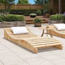 Perfect Fit: Wooden Sun Lounger for Your Outdoor Areas