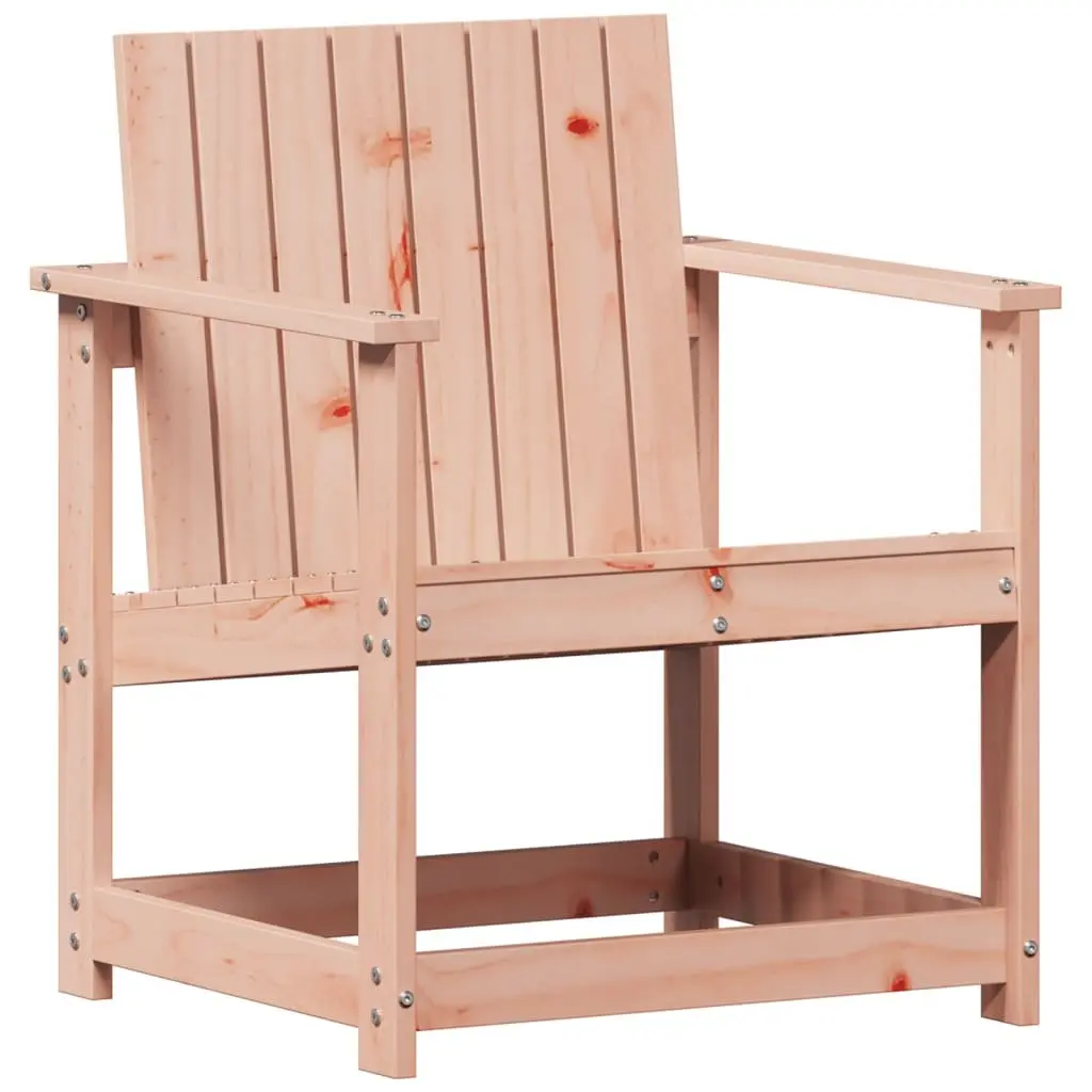 Wooden Garden Chair Solid Douglas Wood 62x56x77cm Brown