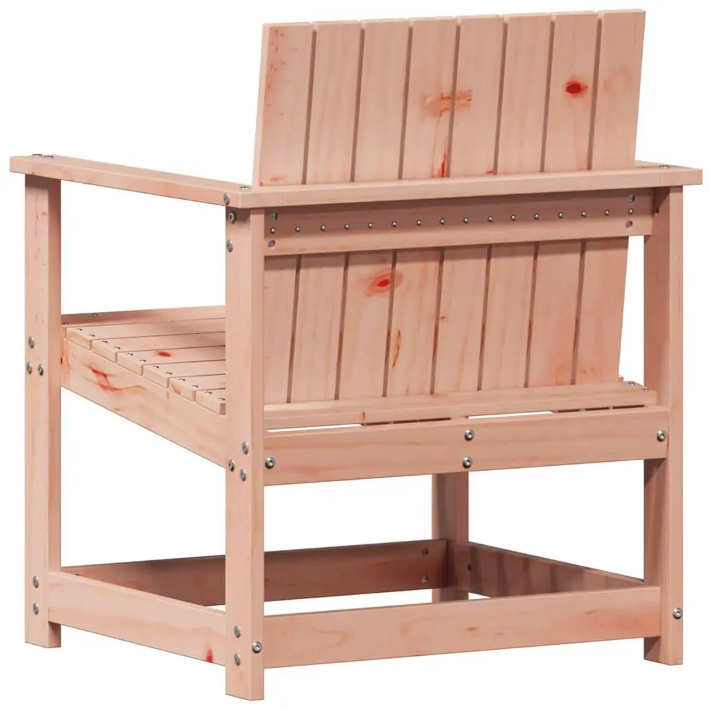 Wooden Garden Chair Solid Douglas Wood 62x56x77cm Brown