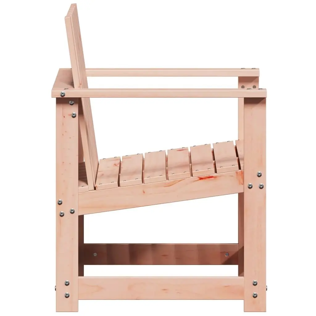 Wooden Garden Chair Solid Douglas Wood 62x56x77cm Brown