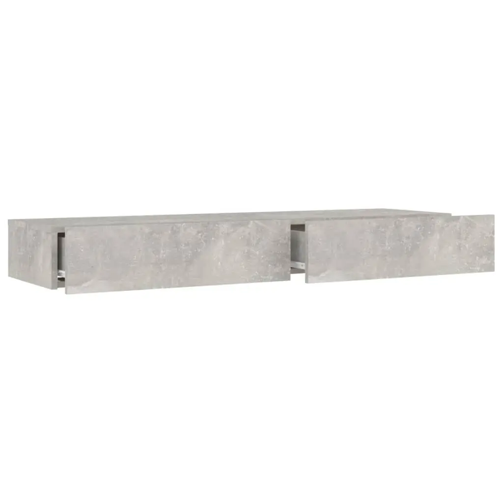 TV Cabinet Engineered Wood Grey 120x35x15.5cm with RGB LED Lights and Storage Drawers