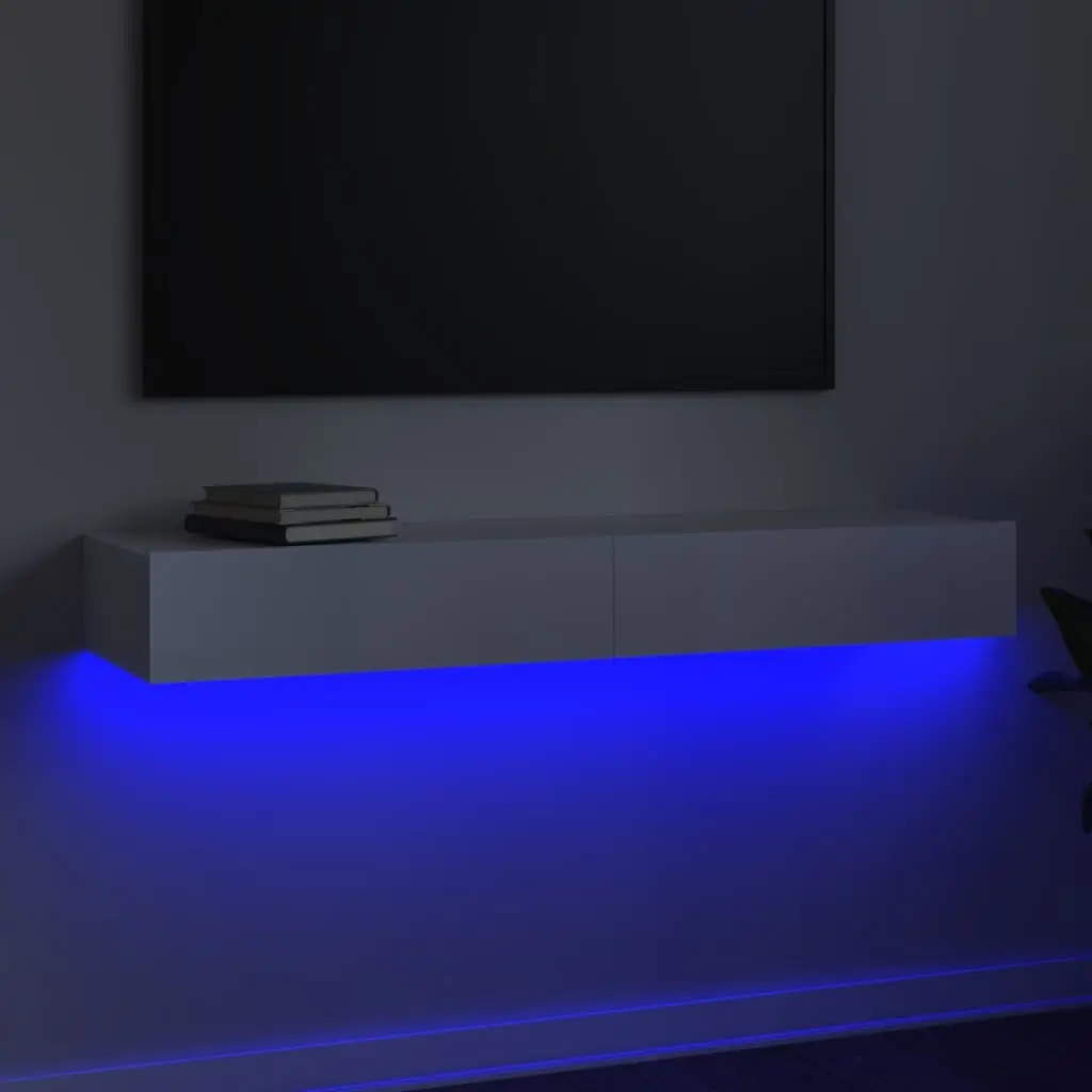 TV Cabinet with RGB Lighting for Easy Storage