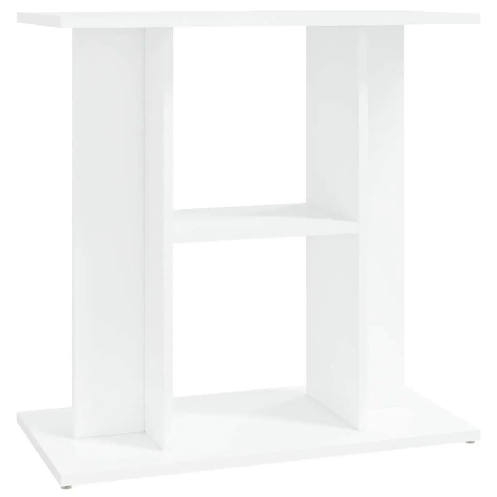 Aquarium Stand Engineered Wood 60cm White Storage Cabinet