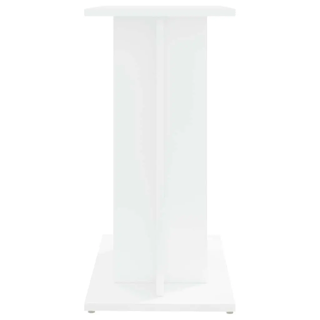 Aquarium Stand Engineered Wood 60cm White Storage Cabinet