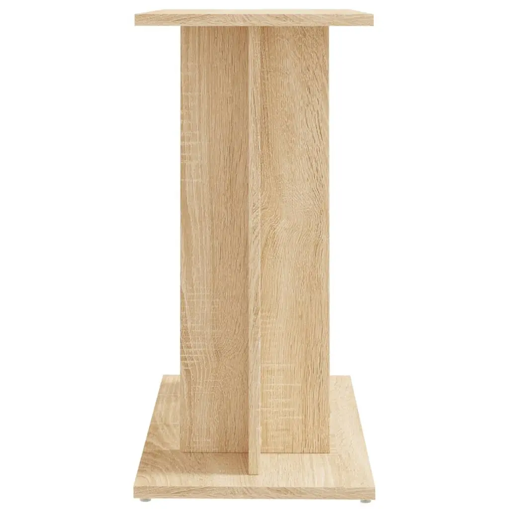 Aquarium Stand 3 Tier Storage Cabinet Engineered Wood Brown 60x30x60cm Fish Tank Display Furniture