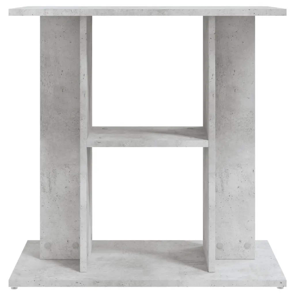 Aquarium Stand Engineered Wood 3 Tier 60x30x60cm Grey Storage Display Cabinet