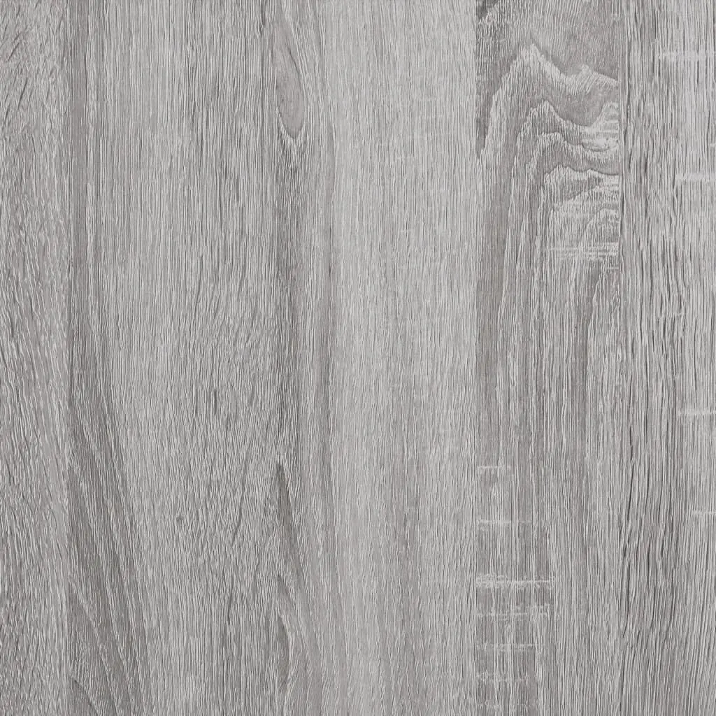 3-Tier Aquarium Stand Engineered Wood Grey 60x30x60 cm Storage Cabinet for Fish Tank Display