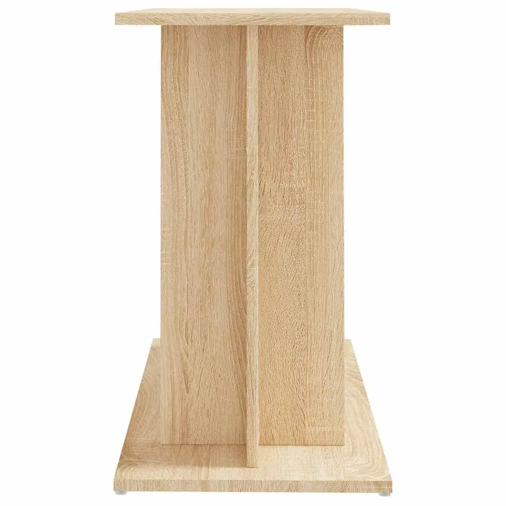 3 Tier Aquarium Stand Engineered Wood Storage Display Cabinet Brown 80cm x 35cm x 60cm