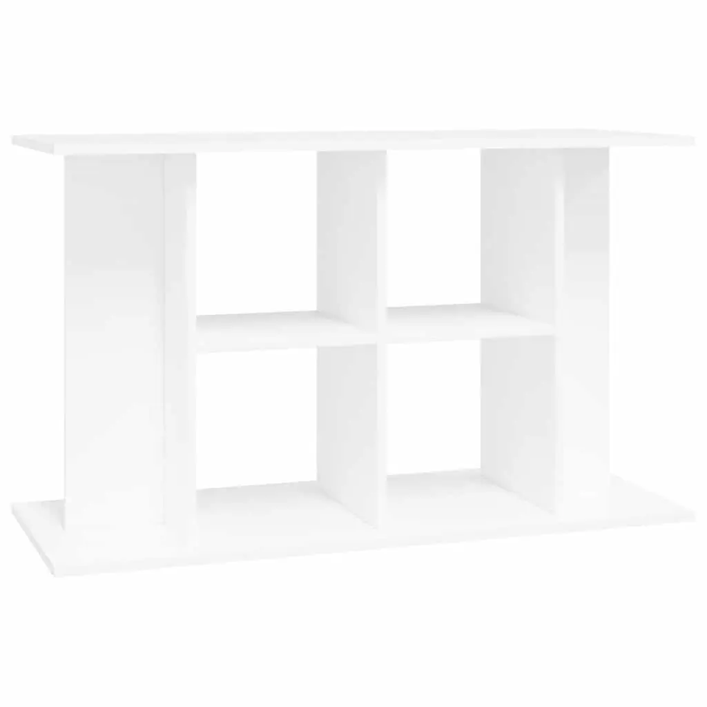 Aquarium Stand Engineered Wood 100cm White Storage Organizer Stable Base for Fish Tank