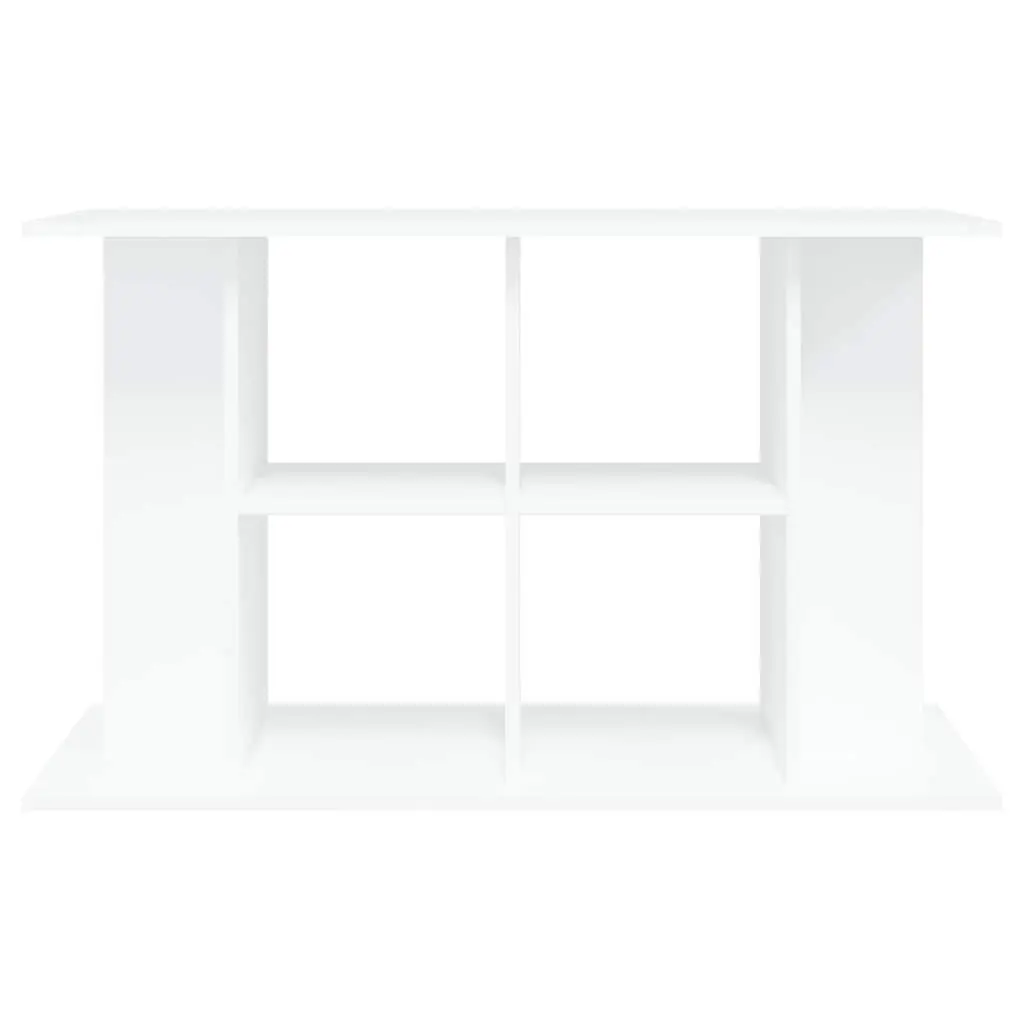 Aquarium Stand Engineered Wood 100cm White Storage Organizer Stable Base for Fish Tank