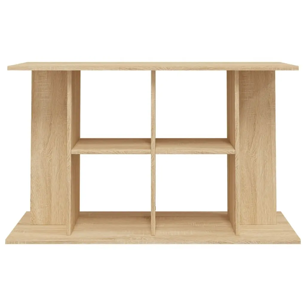 Aquarium Stand 100x40x60 cm Brown Engineered Wood Fish Tank Storage Cabinet