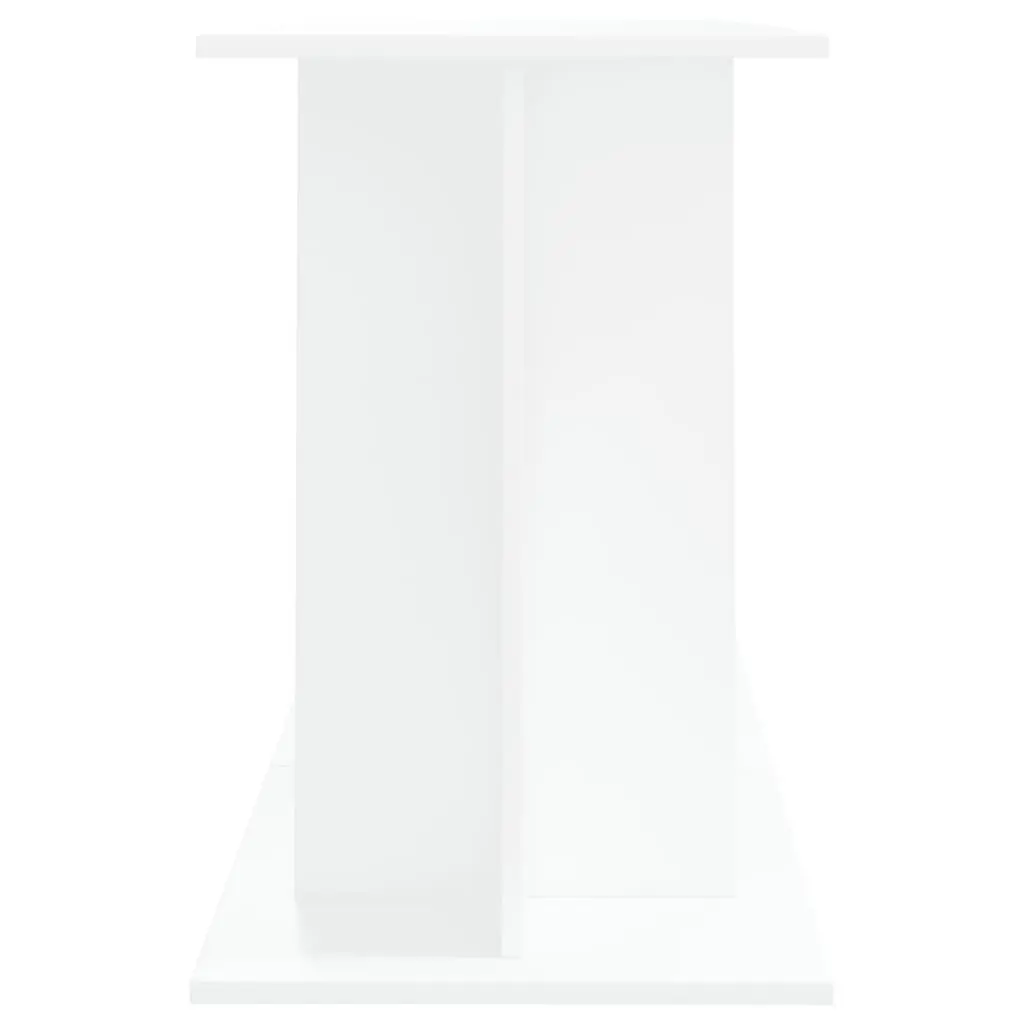 Aquarium Stand Storage Cabinet Engineered Wood White 120cm x 40cm x 60cm Fish Tank Display Unit
