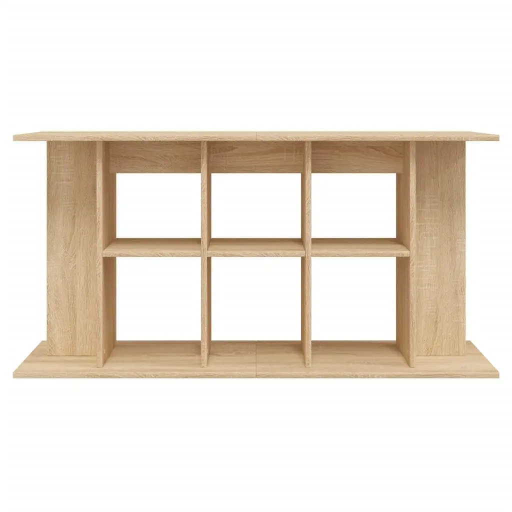 Aquarium Storage Cabinet Multi-tier Engineered Wood Brown 120x40x60cm Display Stand