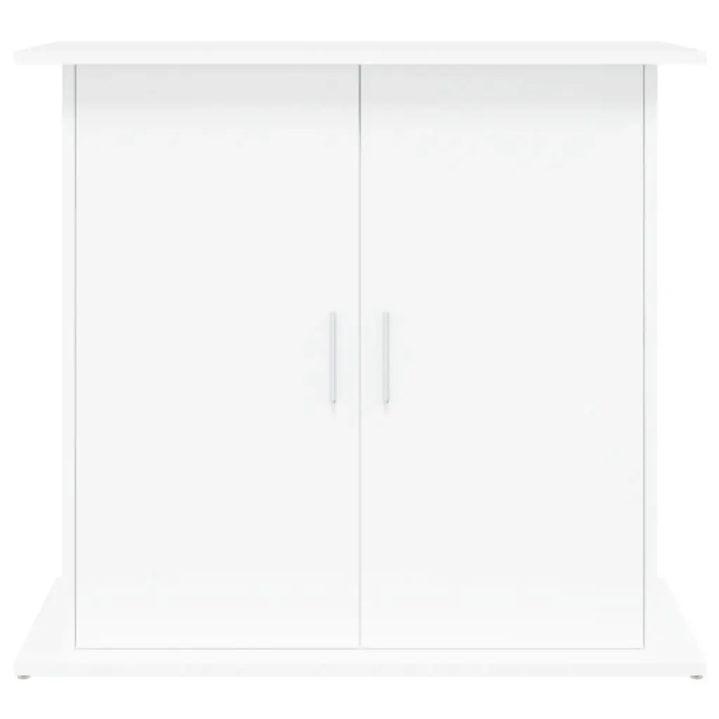 Aquarium Stand Engineered Wood White 81x36x73 cm Fish Tank Storage Cabinet