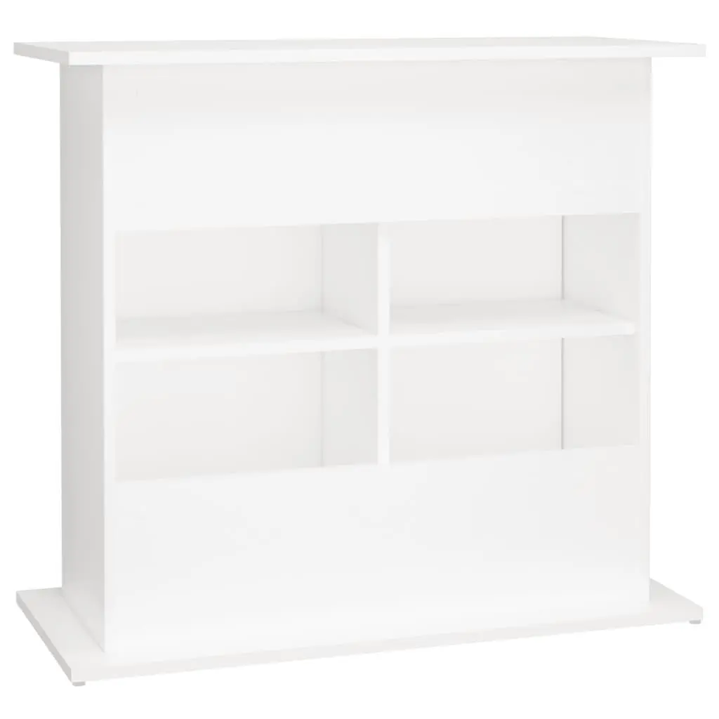 Aquarium Stand Engineered Wood White 81x36x73 cm Fish Tank Storage Cabinet