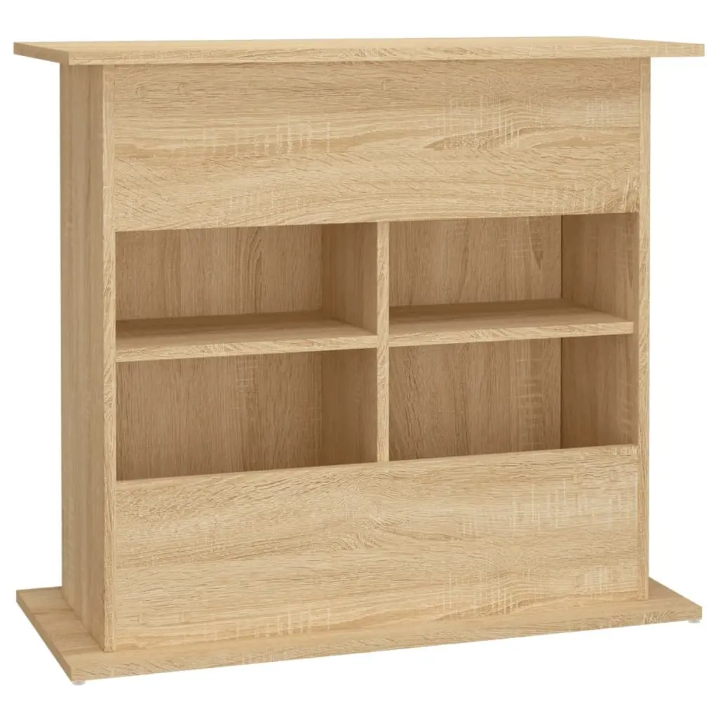 Aquarium Stand Engineered Wood Brown Storage Cabinet 81x36x73cm