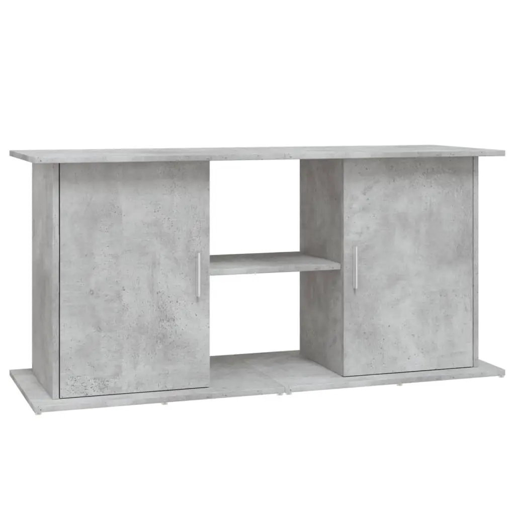 Aquarium Stand Engineered Wood 121x41x58cm Grey Storage Cabinet for Fish Tank