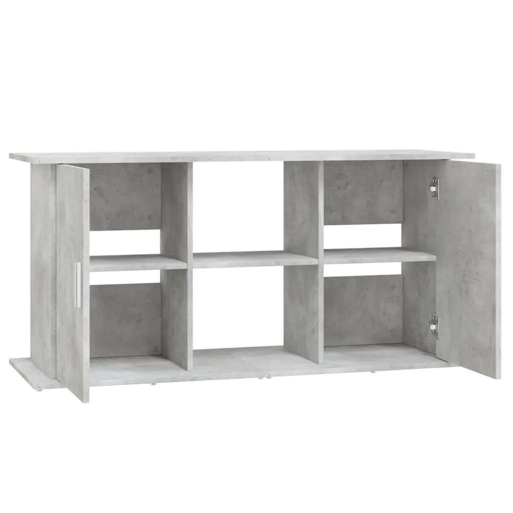 Aquarium Stand Engineered Wood 121x41x58cm Grey Storage Cabinet for Fish Tank