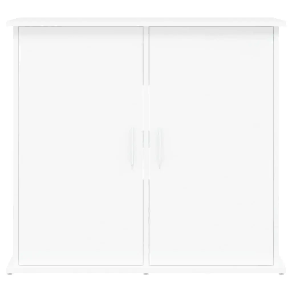 Aquarium Stand Engineered Wood 81x36x73 cm White Fish Tank Cabinet Storage Furniture