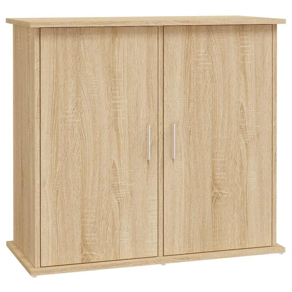 Aquarium Stand Engineered Wood Brown 81cm x 36cm x 73cm Storage Cabinet for Fish Tank