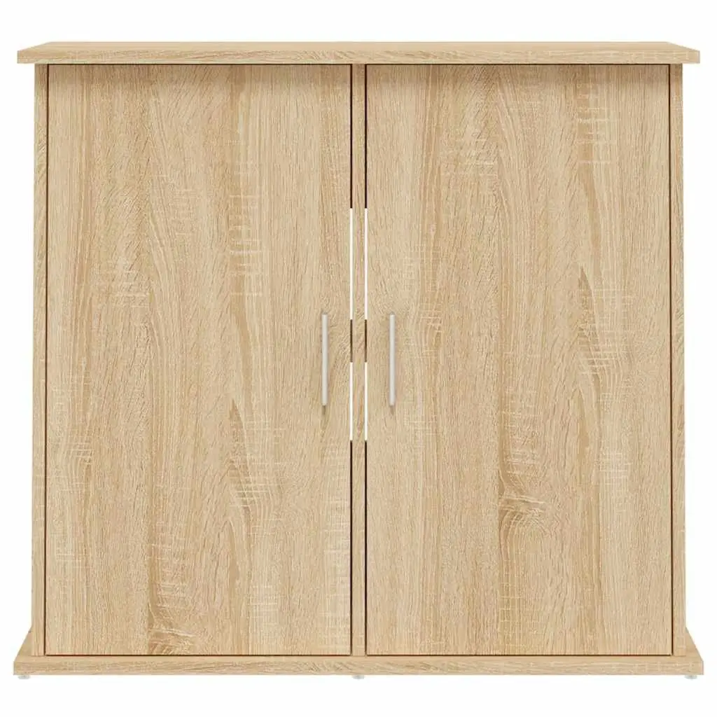 Aquarium Stand Engineered Wood Brown 81cm x 36cm x 73cm Storage Cabinet for Fish Tank