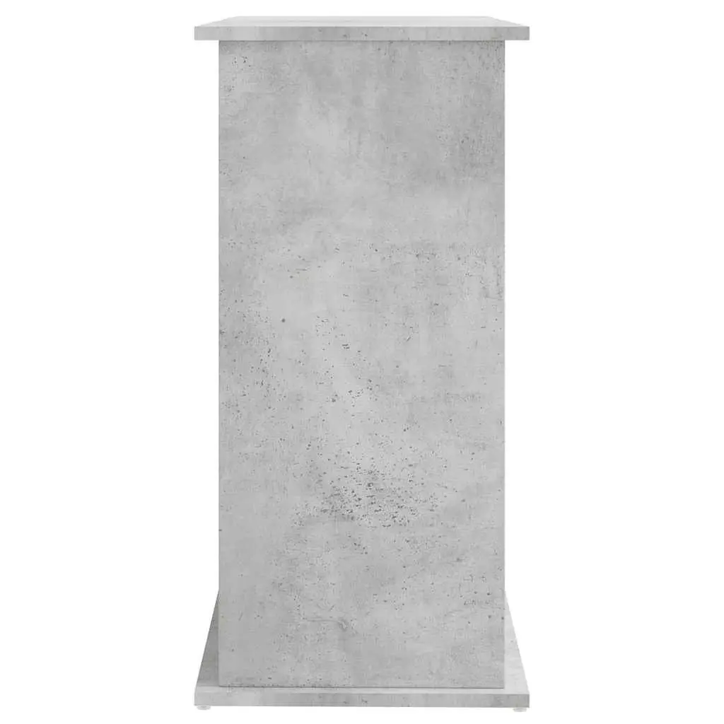 Aquarium Stand Engineered Wood Grey 81x36x73cm Storage Cabinet with 4 Compartments