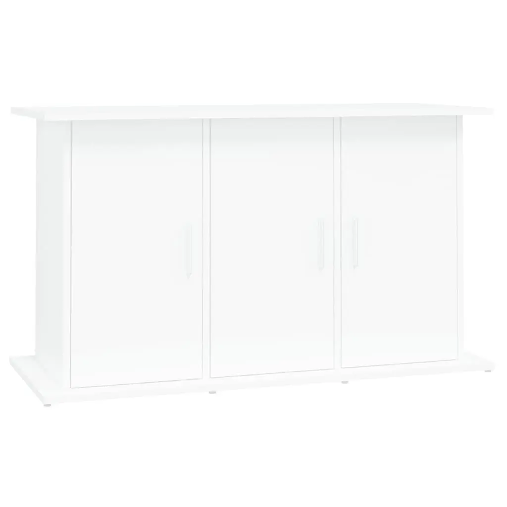 Aquarium Stand Engineered Wood Fish Tank Cabinet White 101x41x58cm Storage Unit